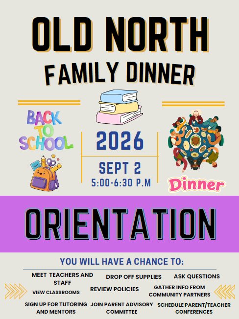 On Family Dinner flyer
